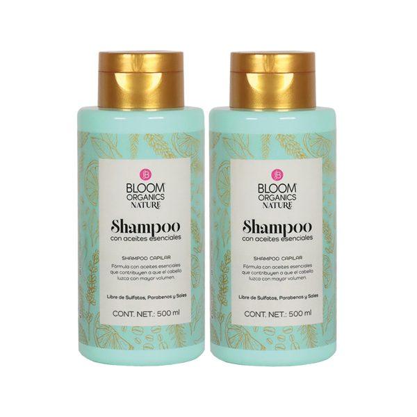Shampoo Anticaída Y Crecimiento (2 Piezas) Bloom Organics