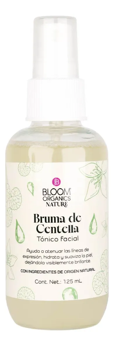 Bruma Facial Bloom Organics Ácido Hialurónico Centella Calma Todo Tipo De Piel Día/noche