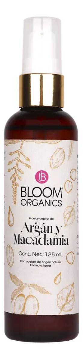 Tratamiento Nutrición Aceite Óleo Bloom Organics 125ml