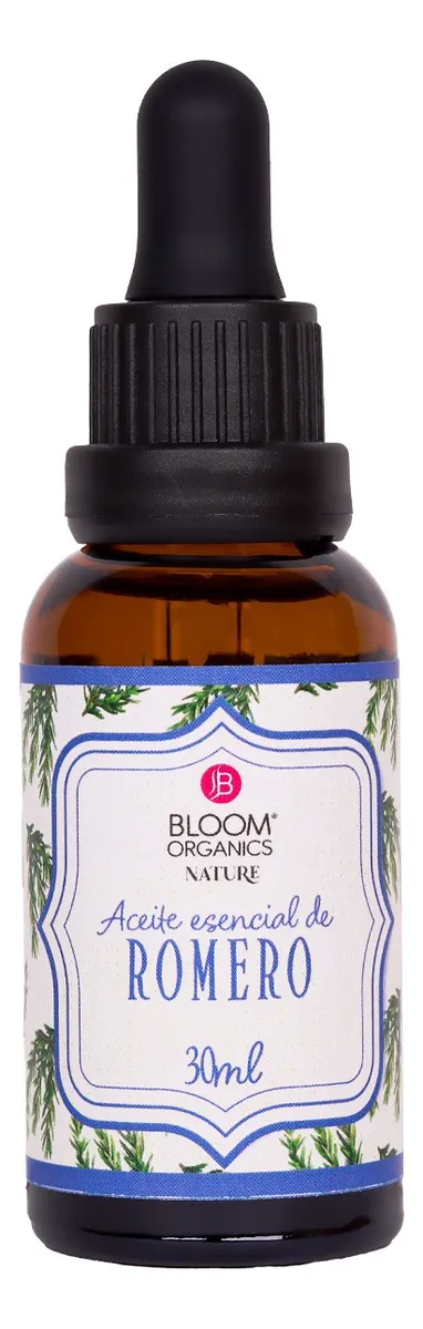 Aceite Esencial De Romero Bloom Organics 30ml Natural