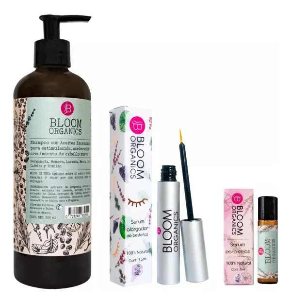 Kit Estimulante Cabello, Cejas Y Pestañas 3 Pzas