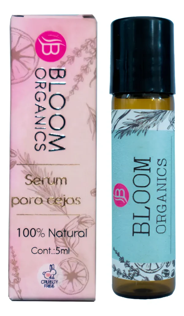 Serum Estimulante De Ceja Y Cabello Bloom Organics Natural